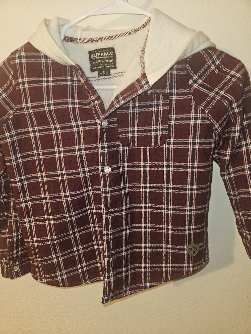 Buffalo David Bitton Boys Medium Flannel Size 6
